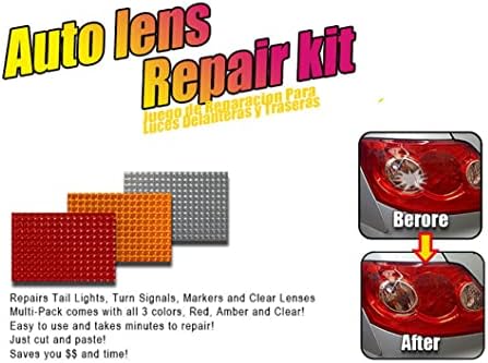 Kit de reparo de lentes automáticas LMaray, três cores Restauração e proteger da luz traseira do farol automático, kit de restauração