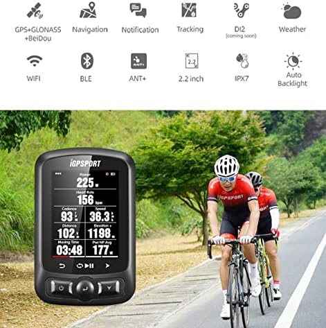 GPS ciclismo sem fio Ant+ Bluetooth Speedmeter Speedmeter GPS Acessórios para bicicletas ao ar livre