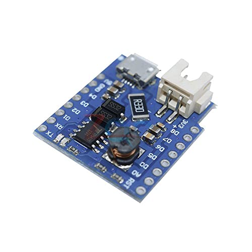 Para Wemos D1 Mini Battery Shield Shield USB Módulo de impulso de carregamento de bateria de lítio com indicador de LED de pinos DC 5V