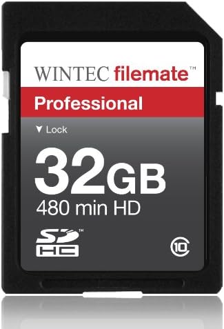 Classe de alta velocidade da classe 10 SDHC de 32 GB para câmeras Nikon Coolpix P500 Coolpix P7000. Perfeito para filmagens e filmagens