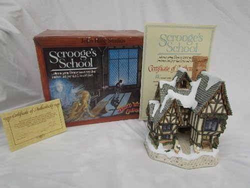 David Winter- Scrooge's School- Especial para o Natal de 1992 aposentado