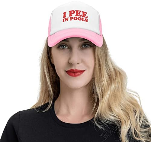 I-Pee-in-Pools Mesh Hat Fashion Baseball Caps Black Gridding Trucker Hats Golf SunHat