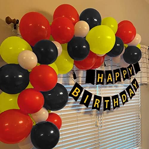 Balões vermelhos 12 polegadas de balões vermelhos, balões de látex vermelho para festas de festas de festas de festas decorações