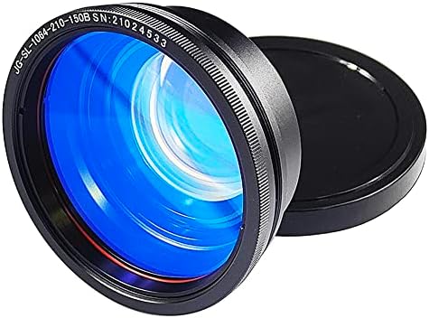 Hunst F-Teta Scan Lens Field 200x200mm fl 290mm para las de varredura óptica a laser de fibra para o sistema Galvo 1064nm, thread m85