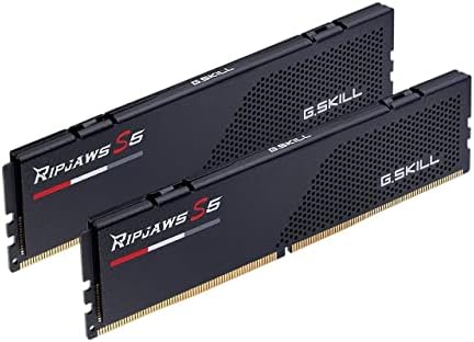 G.Skill Ripjaws S5 Series 64GB 288 pinos SDRAM DDR5 5600 CL28-34-34-89 1.35V Memória da mesa de mesa de canal dual F5-5600J2834F32GX2-RS5K