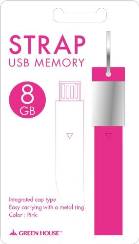 Greenhouse GH-UFDST8G-PK Memória Usb Strap Shape 8 GB