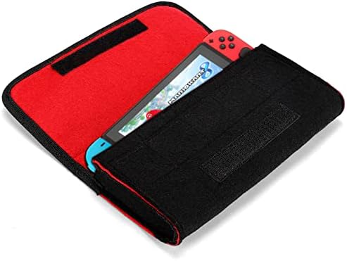 Caixa de transporte de lhamas arco -íris para interruptores bolsas de proteção por portátil de armazenamento de viagem com 5 slots de cartas de jogo