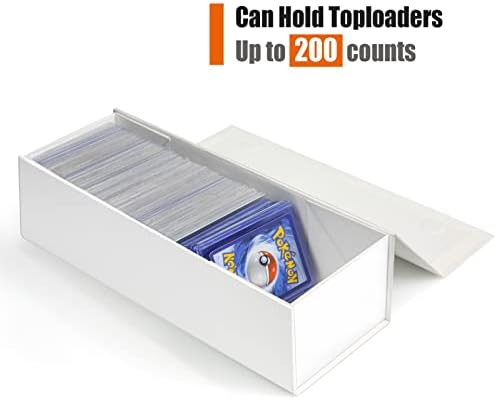 900 mais de cartões ou 200 TOPLOADERS Caixa, caixa de armazenamento de cartões de beisebol, caixa de armazenamento de cartões de negociação