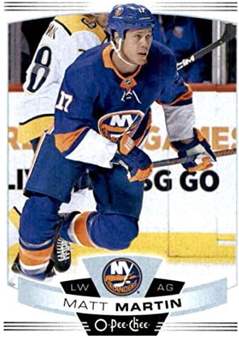 2019-20 O-PEE-Chee 92 Matt Martin New York Islanders Hockey Card