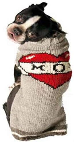 Suéter de cachorro tatuado de cachorro fino, x-grande