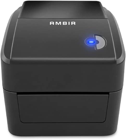 Impressora de etiqueta térmica Ambir LP400 -AD - USB - Impressora de etiqueta de remessa térmica, impressora de etiquetas