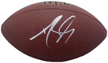 Drew Brees assinou o Wilson NFL Football JSA - Bolola Autografada