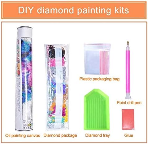 Kits de pintura de diamante DIY 5D para adultos, pintura de diamante especial de formação parcial diamante diamante lady lady cristal