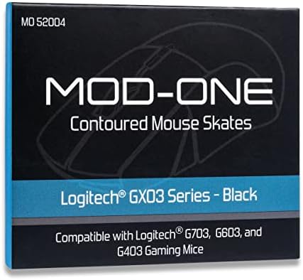 Patins de mouse mod-one com contornos para a série Logitech GX03, natural