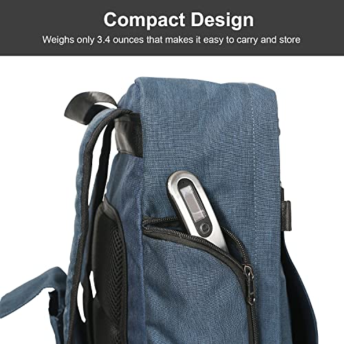 Escala de bagagem digital de Bromech, escala de bagagem pendurada de 110 libras, mala portátil de pesagem em aço inoxidável,