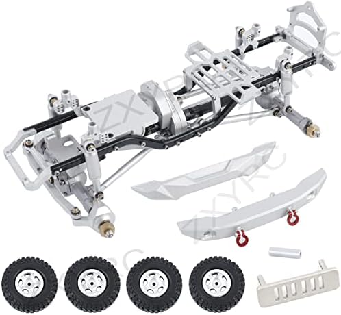 Kit de chassi de quadro montado em alumínio ZXYRC para SCX24 AXI00006 FORD BRONCO 1/24 RC CRAWLER FULLA