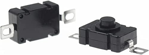 Gibolea Micro Switch 100pcs/lote 18 * 12mm KAN lanterna interruptor de lanterna 1.5A 250VAC Tipo de travamento automático Tipo de