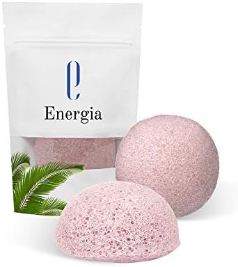 Esponja facial de konjac, natural de esponja de face esfoliante sem perfume à mão