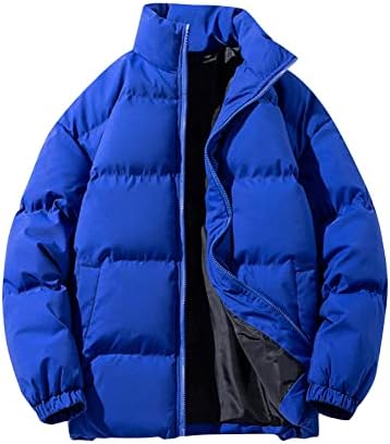 Jaqueta de casacos para baixo masculino de fsakjkee, 2022 de folga de folga casacos de inverno casual cedas de sweat de