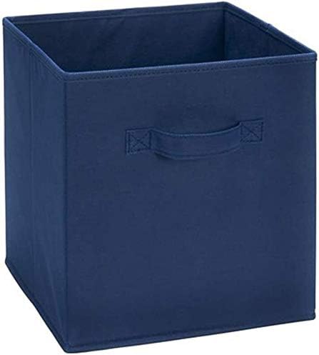 ZYHMW Bins de cesta de tecido dobrável, cubo de armazenamento dobrável para casa e escritório -10.6inChes