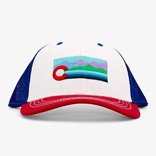 Aksels Colorado Scape Low Pro Trucker Hat para adultos - Várias cores