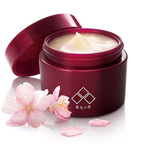 Hidratante japonês, creme de rosto para mulheres e homens, fórmula hidratante, pele lisa, extrato de cerejeira sakura,