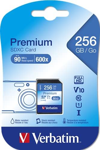 Verbatim 44026 Premium SDXC 256GB Card de memória