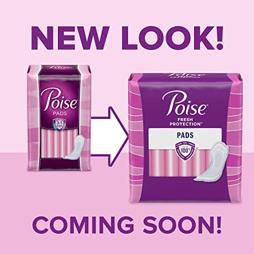 Poise pós -parto incontinência para mulheres, absorção final, design longo e original, 27 contagem