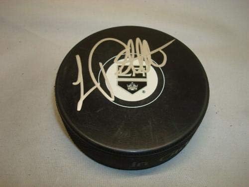Luc Robitaille assinou Los Angeles Kings Hóquei Puck Autografado PSA/DNA COA 1C - Pucks de NHL autografados
