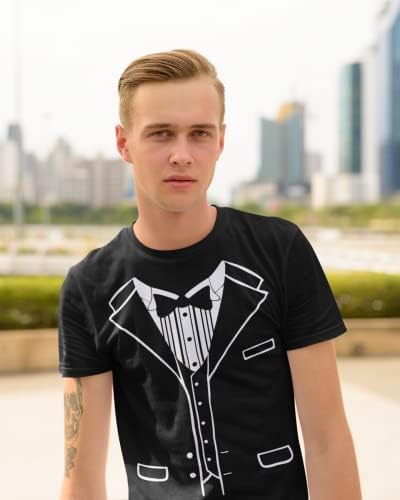 Kropsis Tuxedo Classic com camiseta masculina para festas