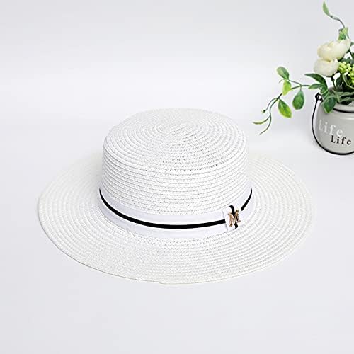 Chapéus de sol do sol feminino com largura de aba abatável com chapéu de praia esportivo ao ar livre de arames de praia sólida
