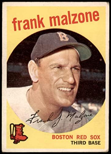 1959 Topps # 220 Frank Malzone Boston Red Sox VG Red Sox