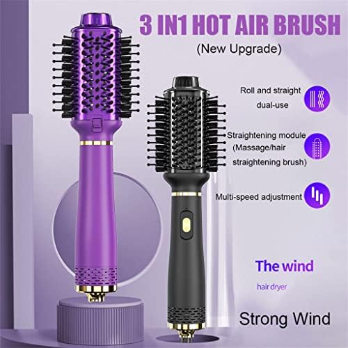 XDKLL Hot Brush Hair Hair Decer Comb Professional 1000W 3 em 1 Ferramenta de estilo de Blowdryer elétrico Etapa de Curling Etapa
