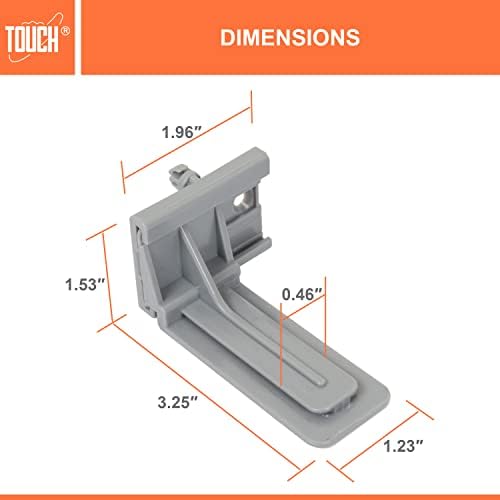 Compre 5 pares sob a gaveta de montagem Slide 21 para pacote de 1/2 e 5/8 de polegada com montagem traseira e economize $ 14,99