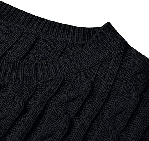 Tops de malha de suéter para feminino Tops Duas peças conjuntos de tampas de manga longa de tamanho longo