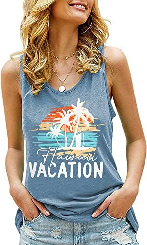 Tampas de praia Tops for Women Summer Summer Funny Graphic Tees