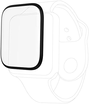 Zagg InvisibleShield Glassfusion - Feito para Apple Watch Series 7 e Série 8 - Proteção Extreme de tela de vidro híbrido