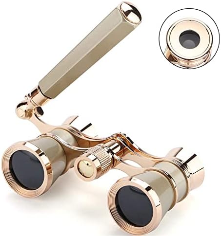 Telescópio binocular de óculos com maçane