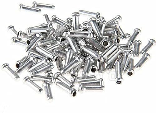 100* Metal Bike Bicycle Shifter Breke Cable Dips Caps End Ends crimps