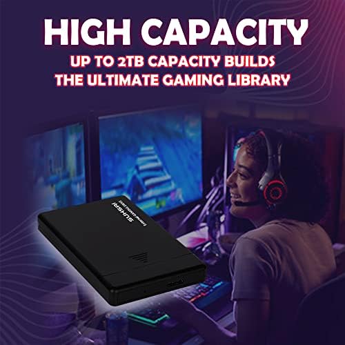 Disco rígido externo de 320 GB para jogos, USB 3.0 portátil HDD Storage & Backup Drive para laptop, desktop, PlayStation Xbox