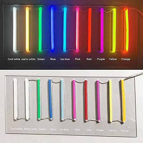 DVTEL Love LED NEON SIGN, Decoração de quarto personalizada Night Lights Luzes de neon USB, Signal Luminous Luminous, 25x14cm, Cool White Hotel Restaurant Bar Coffee Shop