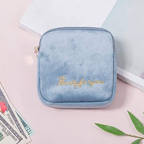 Bolsa de armazenamento, bordado de pelúcia feminino Cosméticos Bolsa de Armazenamento de Bolsa de Armazenamento Contêiner