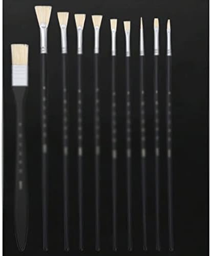 Wenlii Set Art Art Especial escova de óleo aquarela acrílica pincel de ventilador conjunto linha pincel pincel pinting