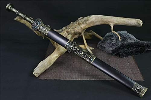 Swords Shzbzb High Quallty Chinese Sword Han Jian Hand 1095 lâmina esculpida de aço de manganês alta