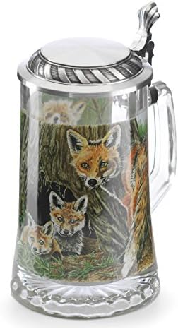 Artina Jennerwein Beer Stein Fox, Metallic, One Tamanho