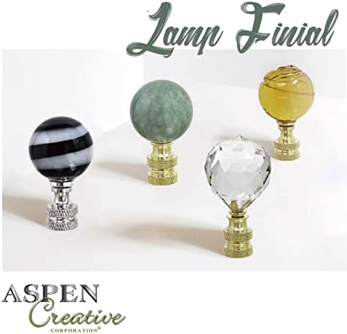 Aspen Creative 24037-21 Lâmpada Finial Iluminação e Acessório da Lâmpada, Níquel de Cetim