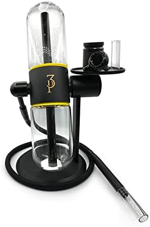 3Pursuits GRAVITY Hookah com tecnologia à prova de vazamentos e porta -voz sobressalente