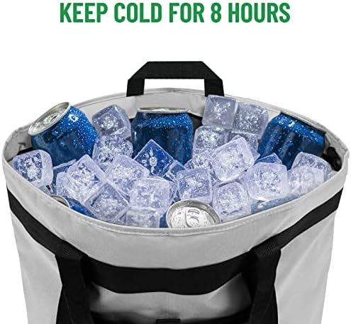 Bolsa de refrigerador isolada de NatuBeau bolsa de resfriador macio de 32 canções bolsa de supermercado isolada lanchone