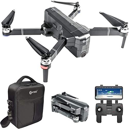 Contixo F24 Drones Pro com câmera para adultos 4K UHD RC GPS RC Quadcopter Voltar para casa, FPV Câmera compatível com