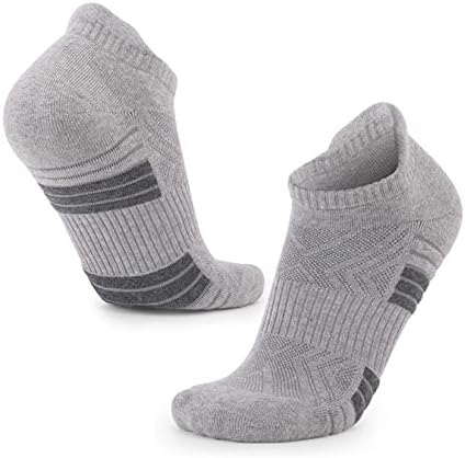 Pacote de 4 meias do UNEEDVOG Men, meias atléticas de baixo corte, meias de tornozelo respirável almofadadas